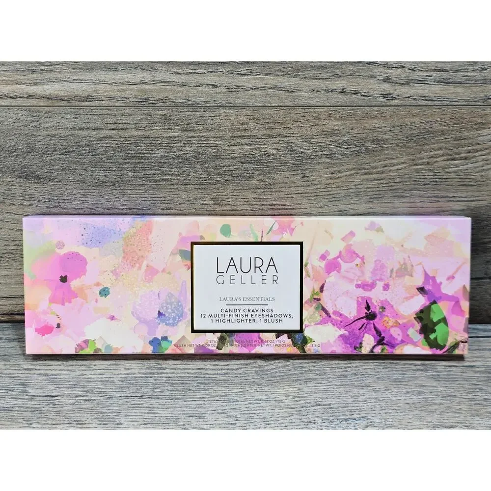 Laura Geller Palette 12 Multi-Finish Eyeshadows + 1 Highlighter + 1 Blush - Picture 1 of 5